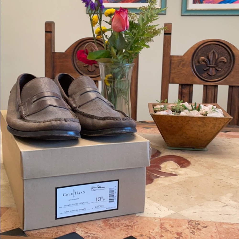 Men’s size 10.5 M Cole Haan loafers worn w/box